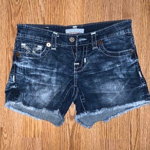 Big Star distressed denim shorts